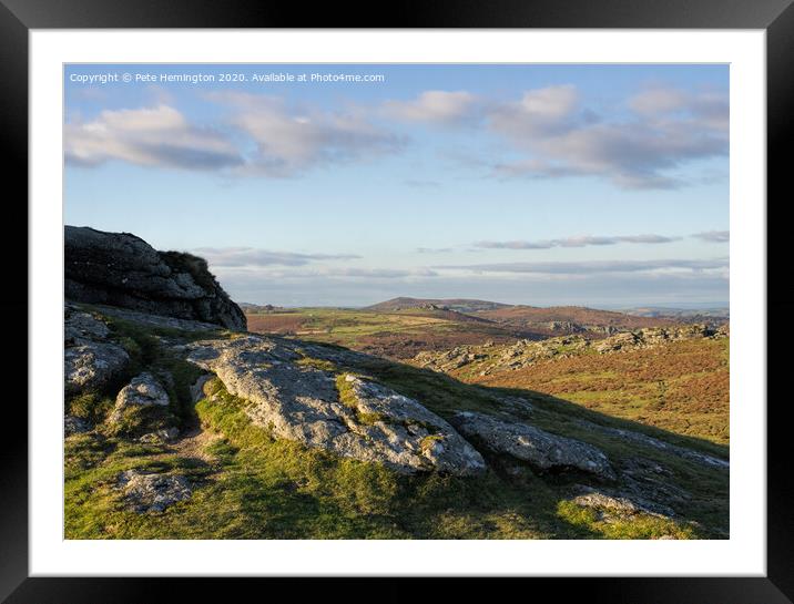 Autumn on Dartmoor  Framed Mounted Print by Pete Hemington