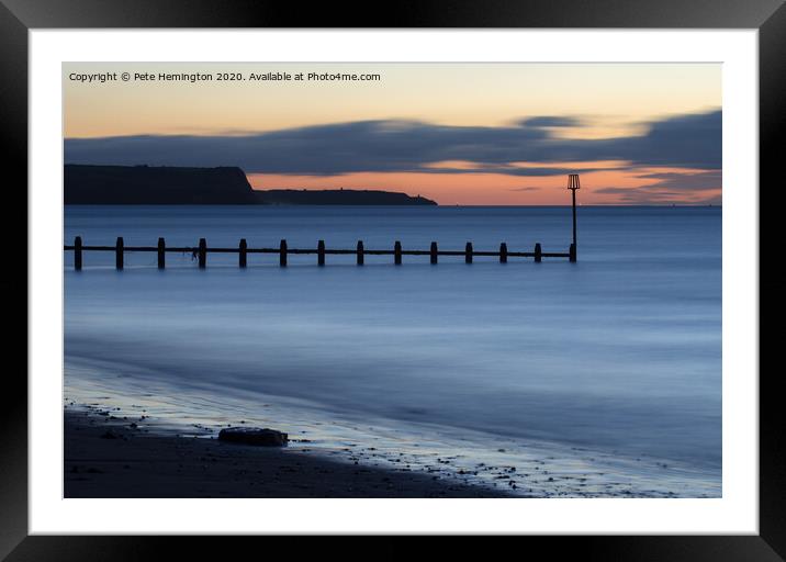 Dawn at Dawlish Warren Framed Mounted Print by Pete Hemington