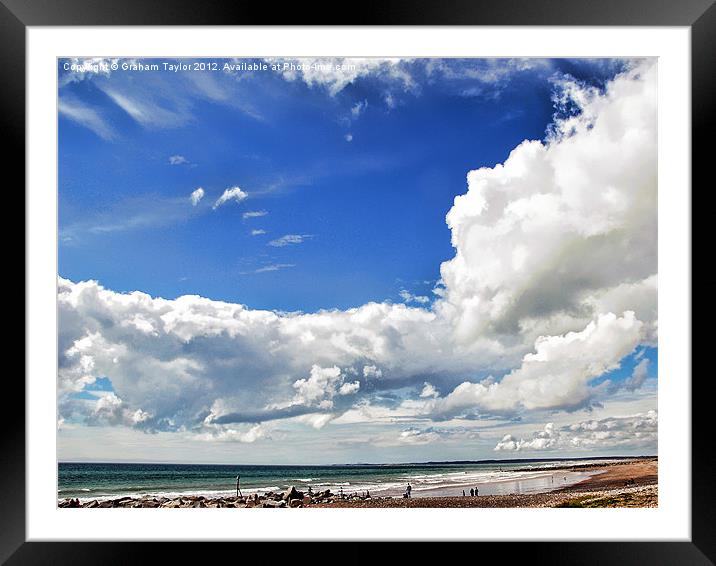 Majestic Caernarfon Coast Framed Mounted Print by Graham Taylor