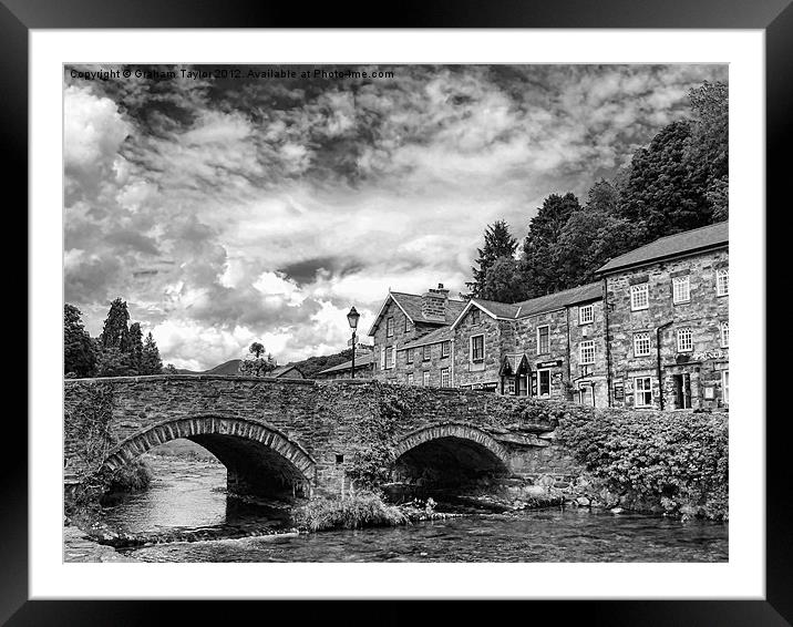 Mystical Beddgelert Village Framed Mounted Print by Graham Taylor