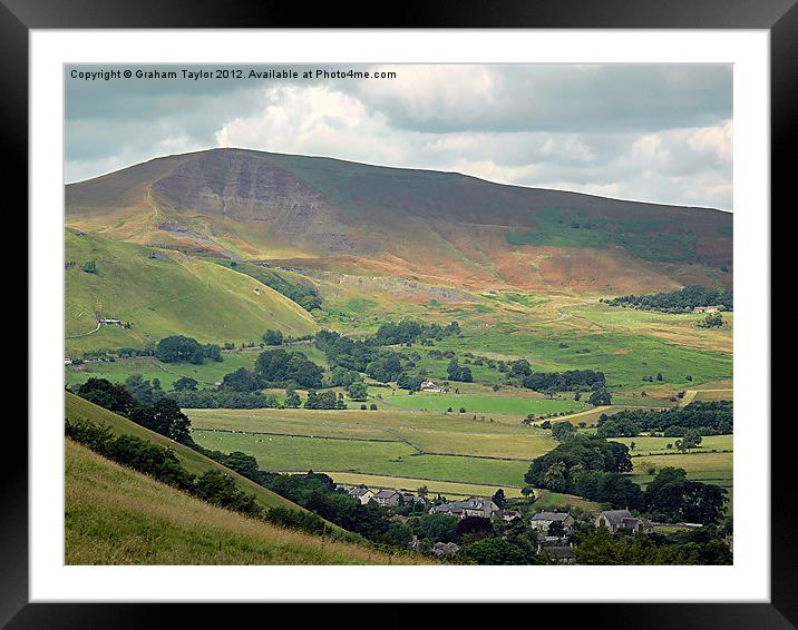 Majestic View of Rolling Hills Framed Mounted Print by Graham Taylor