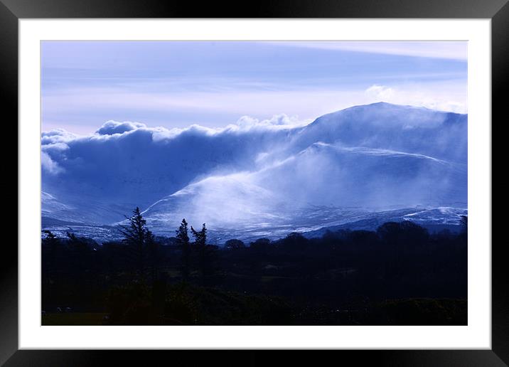 Magical Mountains III Framed Mounted Print by lucy devereux