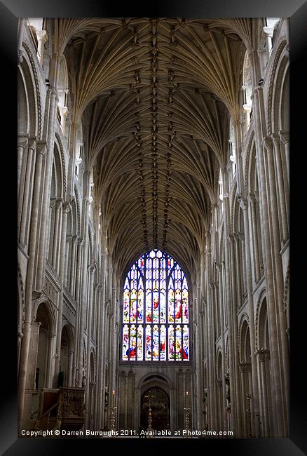 Norwich Cathedral Framed Print by Darren Burroughs