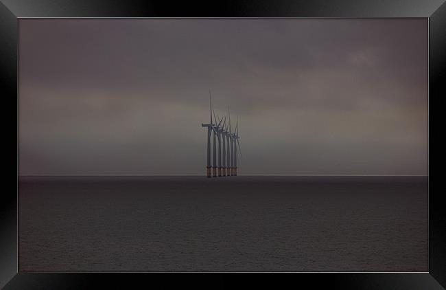 Gunfleet Sands Offshore Wind Farm Framed Print by Darren Burroughs