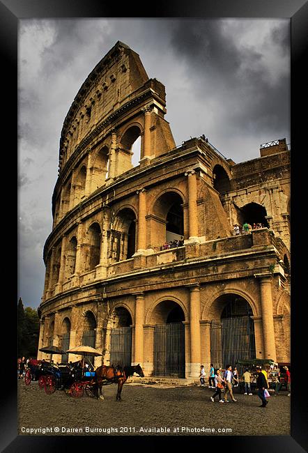 The Colosseum Framed Print by Darren Burroughs