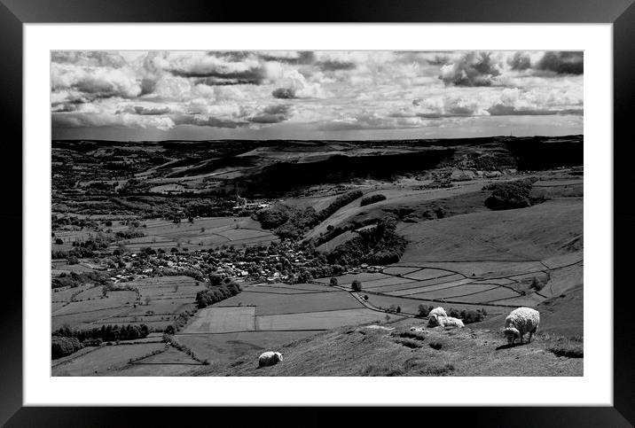 Castleton, Derbyshire Framed Mounted Print by Darren Burroughs