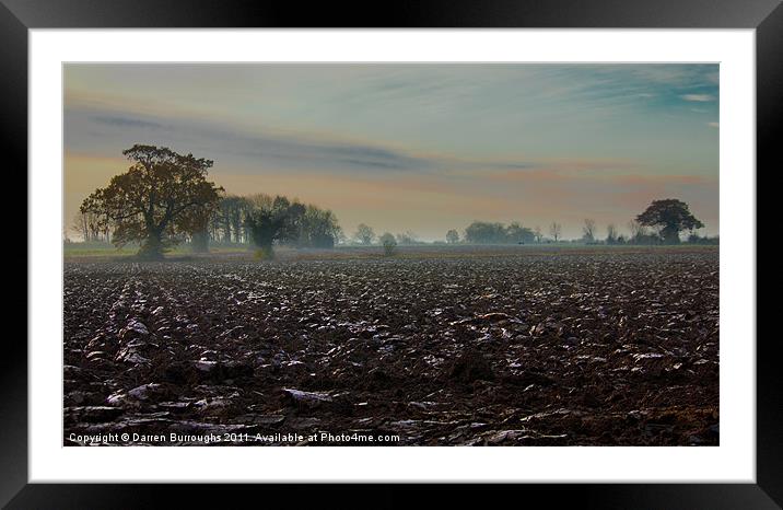 Norfolk In November Framed Mounted Print by Darren Burroughs