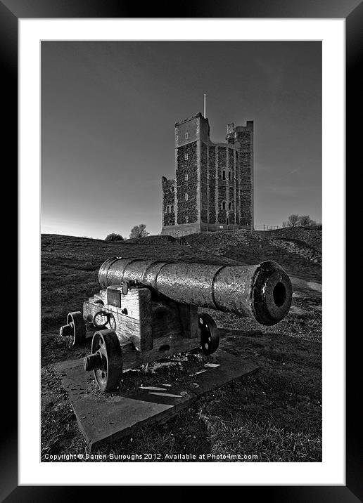 Orford Castle Framed Mounted Print by Darren Burroughs