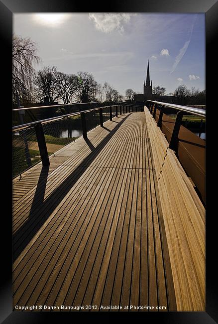 Jarrolds Wensum Bridge Norwich Framed Print by Darren Burroughs