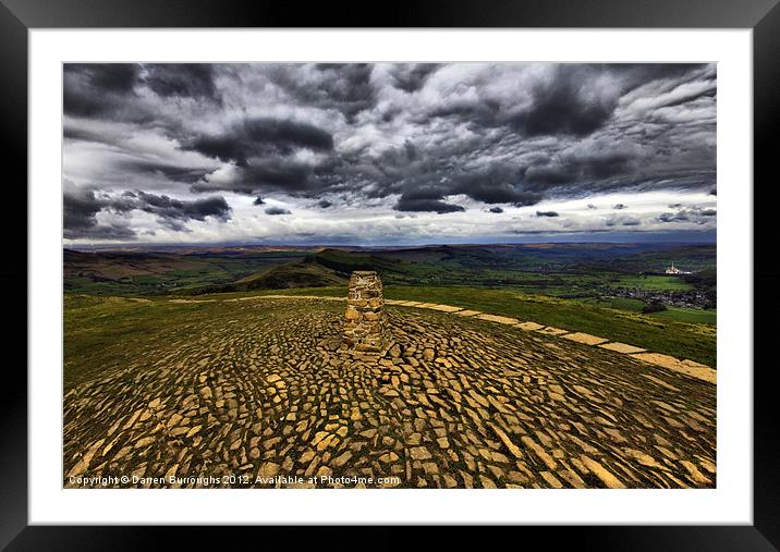 Mam Tor View Framed Mounted Print by Darren Burroughs