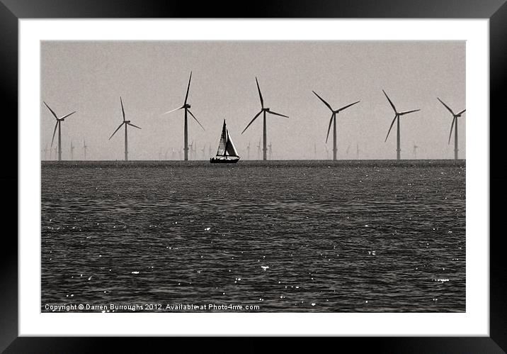 Sails #2 Framed Mounted Print by Darren Burroughs