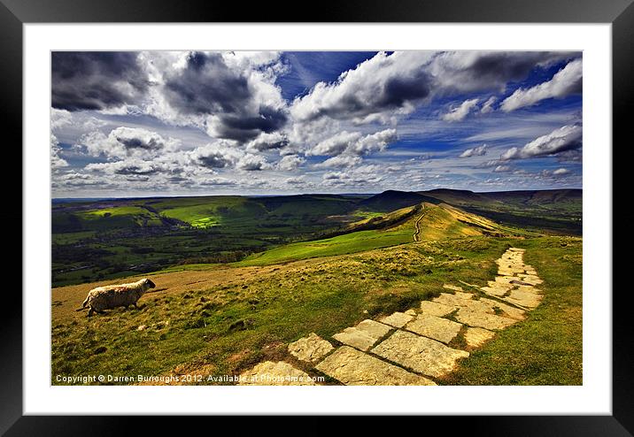 Classic Peak District Framed Mounted Print by Darren Burroughs