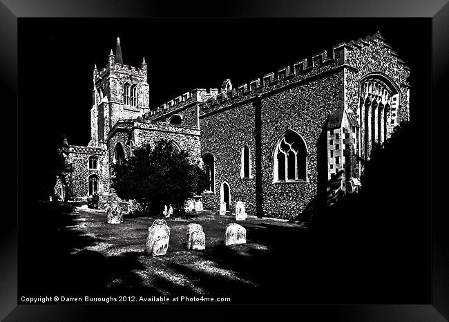 All Saint's Church Melbourn Framed Print by Darren Burroughs