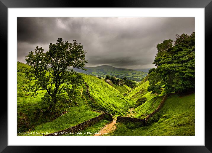In England's green and pleasant land Framed Mounted Print by Darren Burroughs