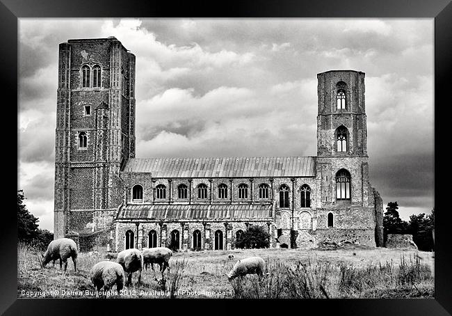 Wymondham Abbey Framed Print by Darren Burroughs