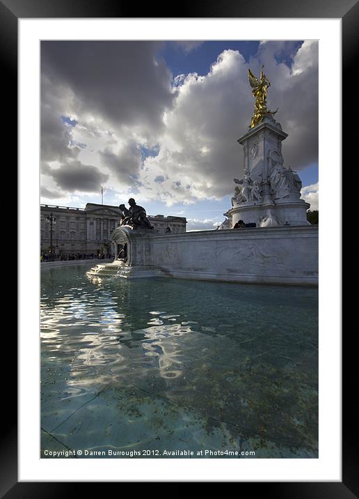 Buckingham Palace Framed Mounted Print by Darren Burroughs