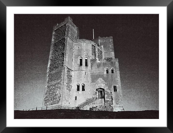 Orford Castle Framed Mounted Print by Darren Burroughs