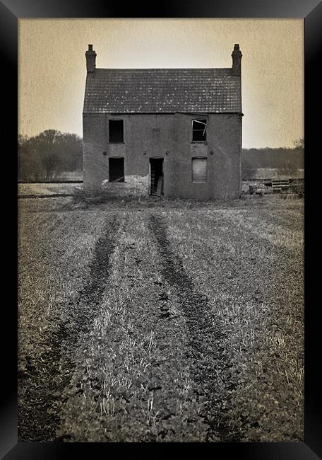 Deserted, The Fens Norfolk Framed Print by Darren Burroughs