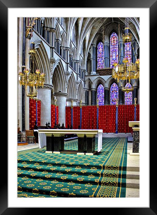 The Cathedral of St John The Baptist Framed Mounted Print by Darren Burroughs