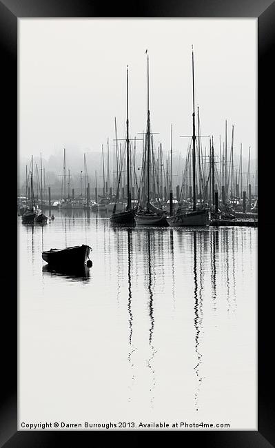 Tall Ships Framed Print by Darren Burroughs