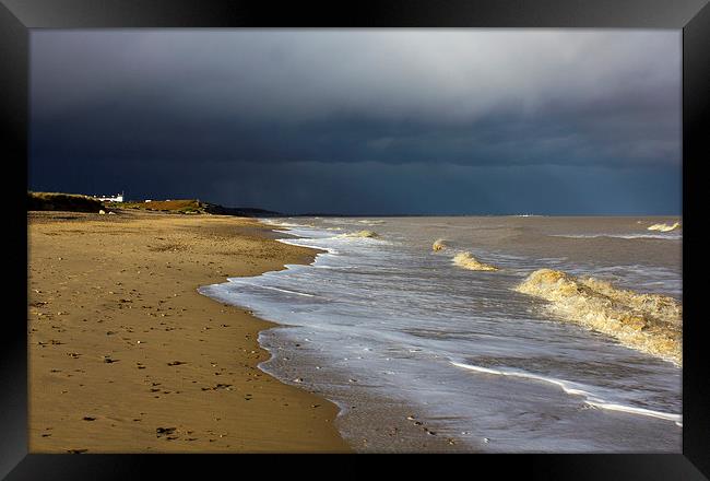 Storm Over Dunwich Framed Print by Darren Burroughs