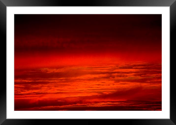 Sunset Framed Mounted Print by Darren Burroughs