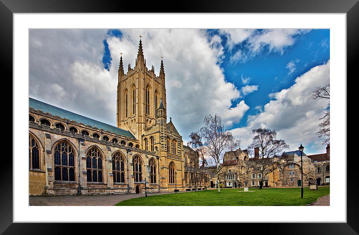 St Edmundsbury Cathedral Framed Mounted Print by Darren Burroughs