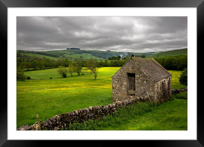 Derbyshire Scene Framed Mounted Print by Darren Burroughs