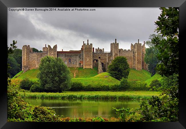  Framlingham Castle Framed Print by Darren Burroughs