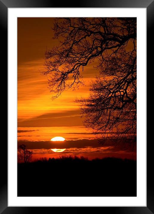  Sunrise. A New Day. A New Hope. Framed Mounted Print by Darren Burroughs
