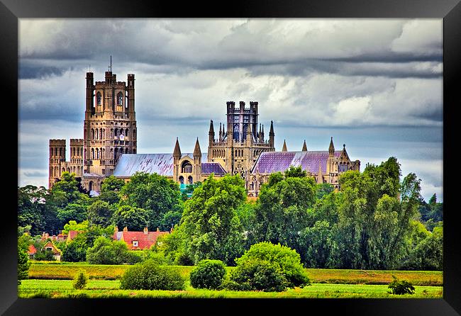 Ely Cathedral Framed Print by Darren Burroughs