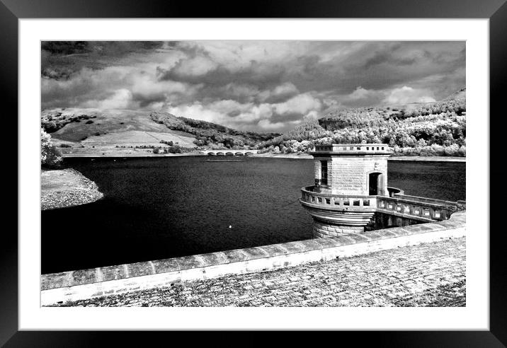 Ladybower Dam Framed Mounted Print by Darren Burroughs