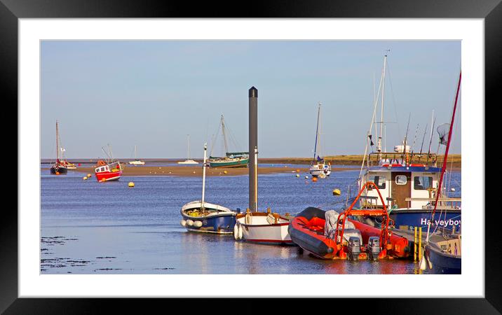 Wells Next To Sea, Norfolk. Framed Mounted Print by Darren Burroughs