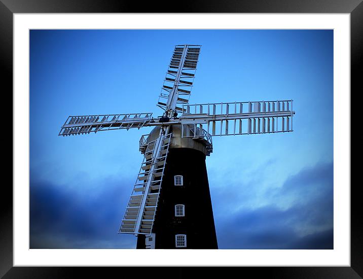 Pakenham Windmill Framed Mounted Print by Darren Burroughs