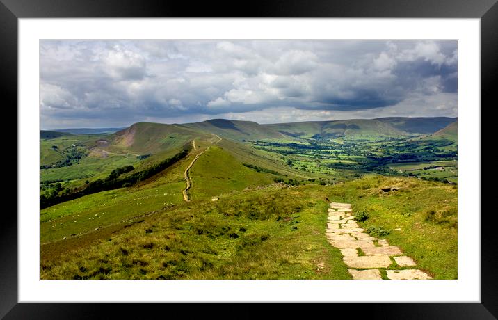 The Great Ridge  Framed Mounted Print by Darren Burroughs