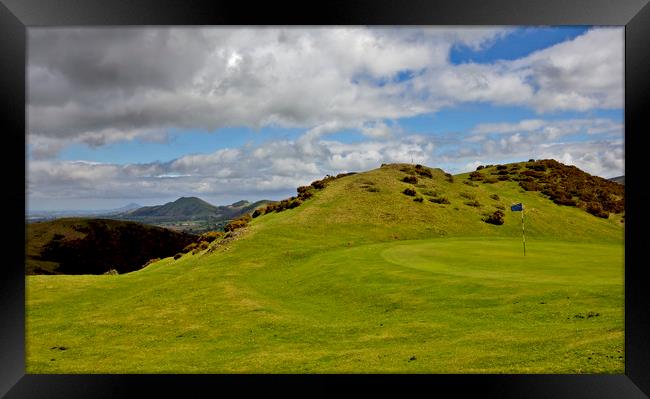 Church Stretton Golf Course Framed Print by Darren Burroughs