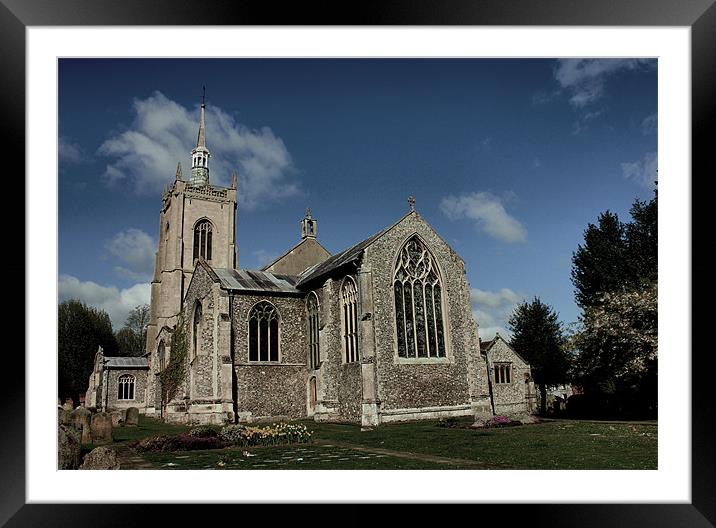 Church of Saint Peter and Paul, Swaffham Framed Mounted Print by Darren Burroughs