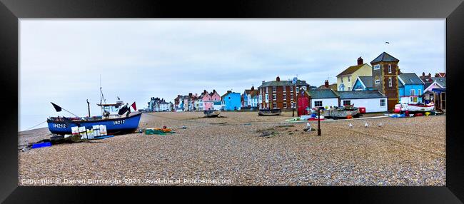 Aldeburgh Suffolk. Framed Print by Darren Burroughs