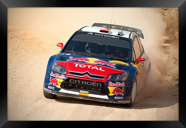 Dani Sordo Framed Print by David Maclennan