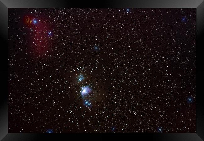 Orion Nebulae Framed Print by David Maclennan