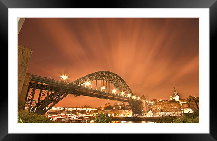 Tyne Bridge Framed Mounted Print by john appleby