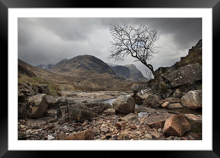 The Three Sisters Of Glencoe Framed Mounted Print by Steve Glover