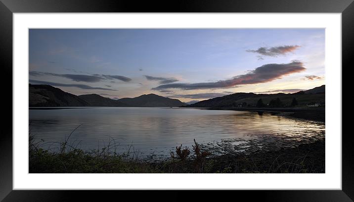 Loch Duich Nightfall Framed Mounted Print by Steve Glover