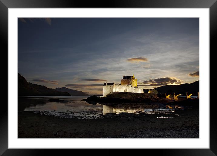 The Castle Of Loch Duich Framed Mounted Print by Steve Glover
