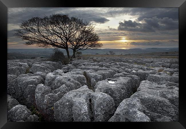 End Of The Day - Hutton Roof Framed Print by Steve Glover