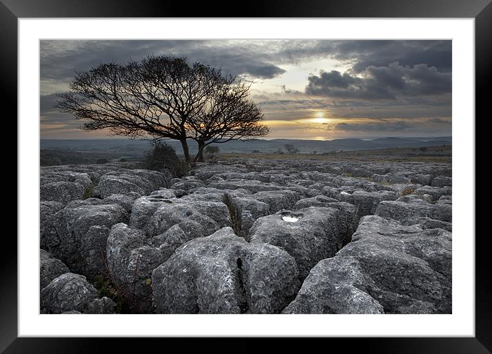 End Of The Day - Hutton Roof Framed Mounted Print by Steve Glover