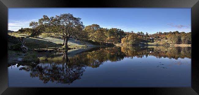 Loughrigg Reflection Framed Print by Steve Glover