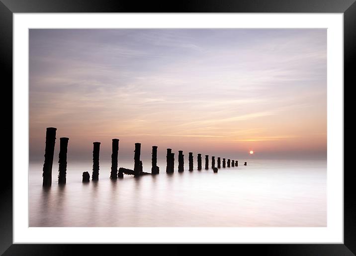 A New Day - Spurn Point Framed Mounted Print by Steve Glover