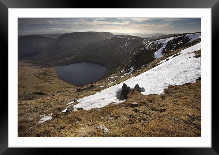 Blea Water From High Street Framed Mounted Print by Steve Glover