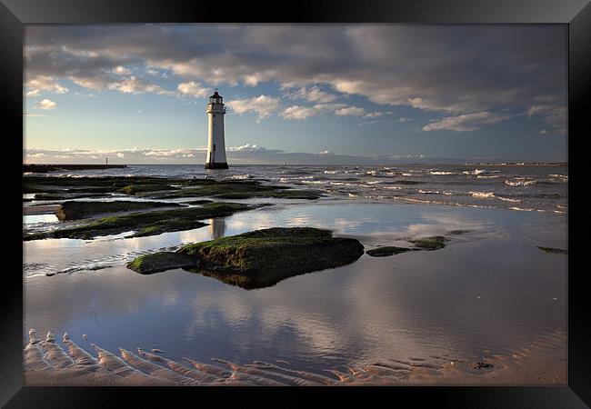 Perch Rock Lighthouse Framed Print by Steve Glover